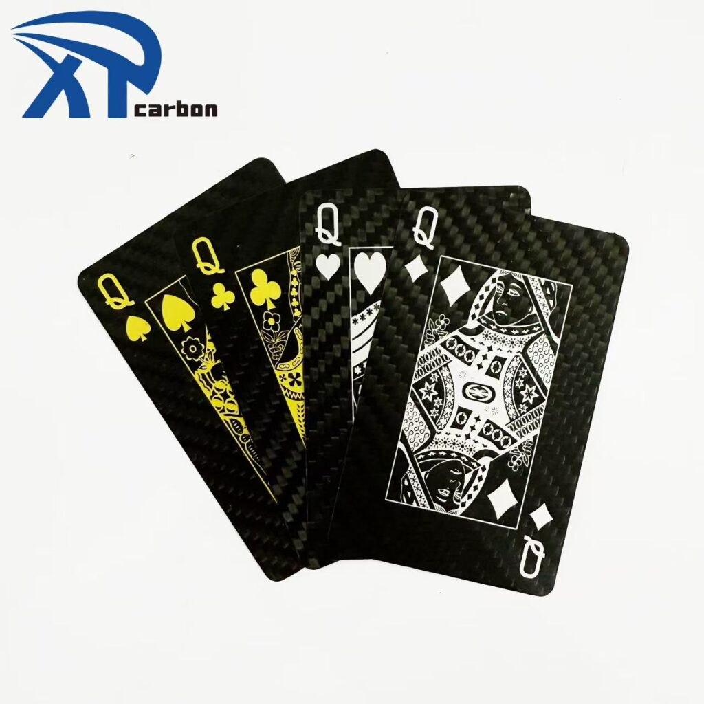Carbon Fiber Poker Cards