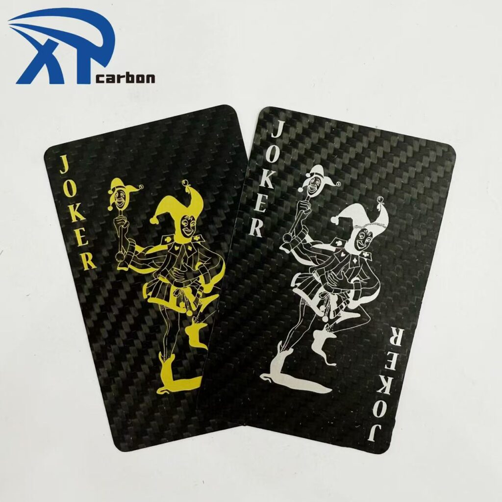 Carbon Fiber Poker Cards