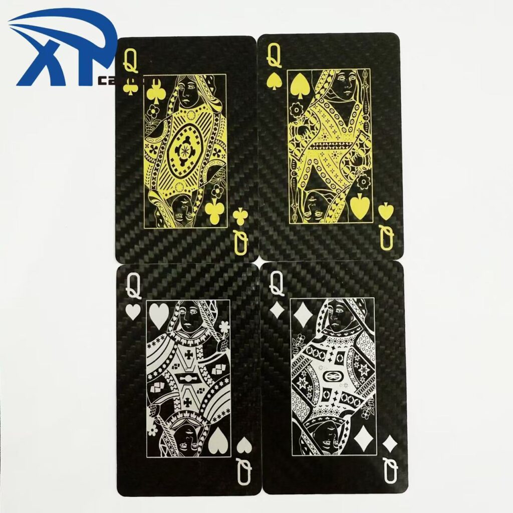 Carbon Fiber Poker Cards