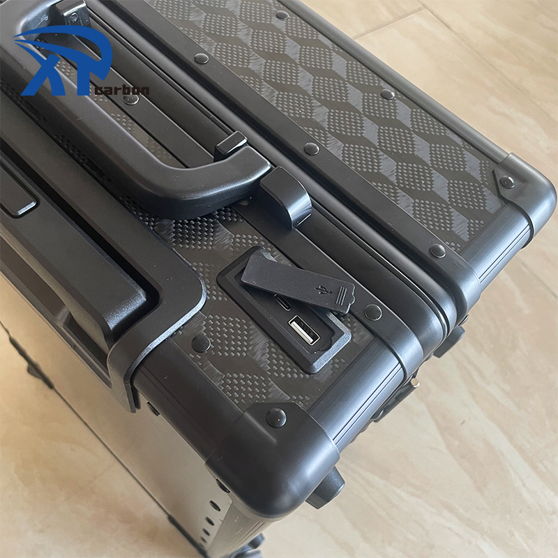 Carbon Fiber Jacquard Luggage